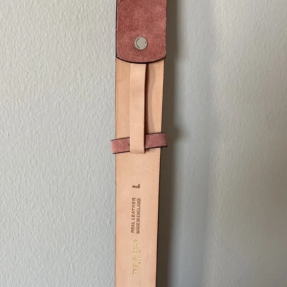 Pink Suede Belt - Picture 5 of 5